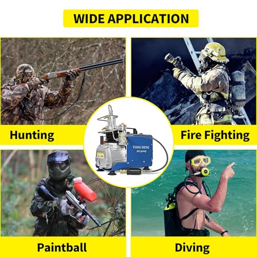 Image of YONGHENG 4500Psi Pcp Air Compressor,Digital Control System,High Pressure Air Compressor Pump,for Air Gun Scuba Rifle,Perfect for Filling Air Rifle Filling