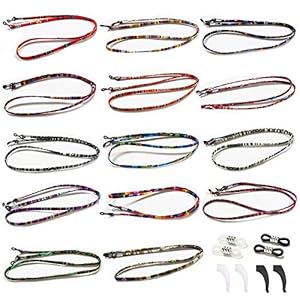 Anyasen 14 stuks bril riem zonnebril riem lenzenvloeistof houder riem bril ketting lenzenvloeistof koord Lanyard Eyewear…
