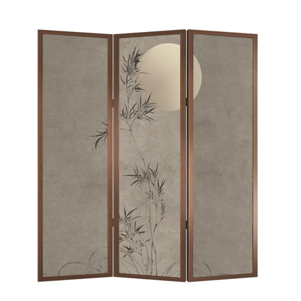 Privacy Screen Screen Partition Living Room Folding Mobile Entrance Tea Decoration Privacy Room Divider