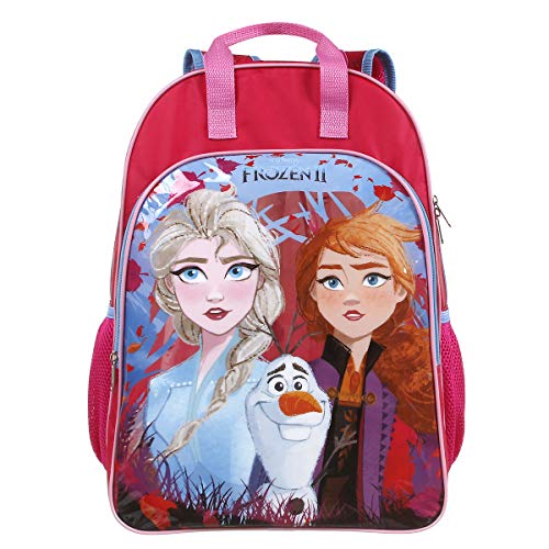 Mochila G Frozen 2 Max, Dermiwil, 37389, Vermelho/Rosa
