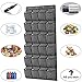 homyfort Over the Door Shoe Organizer, Hanging Shoe Rack Storage Holder with 24 Large Pockets for Closet Door, Men Women Kids Shoes, Cruise (Black)