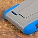 Empire Mpero Impact X Series Kickstand Case for ZTE Warp 4G N9510 - Blue/Gray