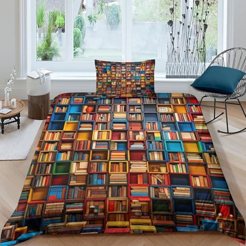 Linge de lit crâne 3D anti-plis en microfibre douce avec zip pour couette d'adolescent