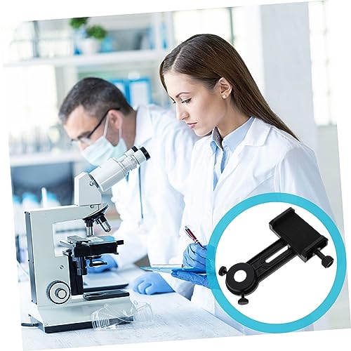 Soporte para fotografía teléfono de ABS con conexión estable para microscopio y binocular 5