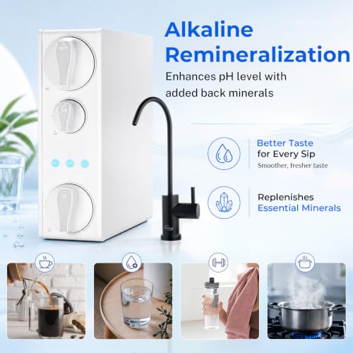 Image of iSpring RO500AK-ORB RO System, NSF /ANSI 58 Certified, 500 GPD with Alkaline