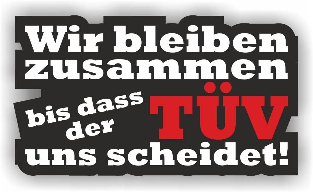 Folien-Zentrum - Gestört Aber Geil 13,5x6cm - hochwertiger Aufkleber Auto Tuning - OEM & JDM Autosticker - Lustige Sprüche Sticker Decal für Car - Stickerbomb Autoaufkleber - Made in Germany 423 (1