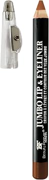 Beauty Forever Jumbo Lip Liner & Eyeliner Pencil with Sharpener, Long lasting Creamy Formula, 3gms 256 Cappuccino