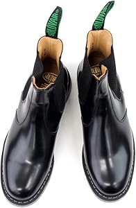 SOLOVAIR サイドゴアブーツ ブラック レザー SOLOVAIR ブーツ (ソロヴェアー/ソロベアー) / サイドゴアブーツ