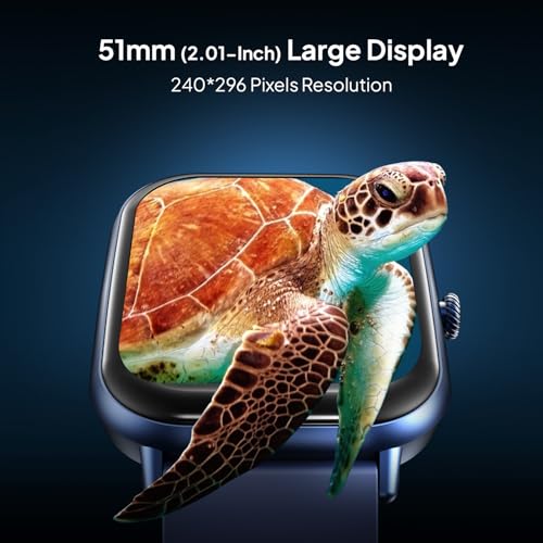 Fire-Boltt Ninja Call Pro Max Smart Watch 2.01 inch Display, Bluetooth Calling, 120+ Sports Modes, Health Suite, Voice Assistance (Blue) (Image - 4)