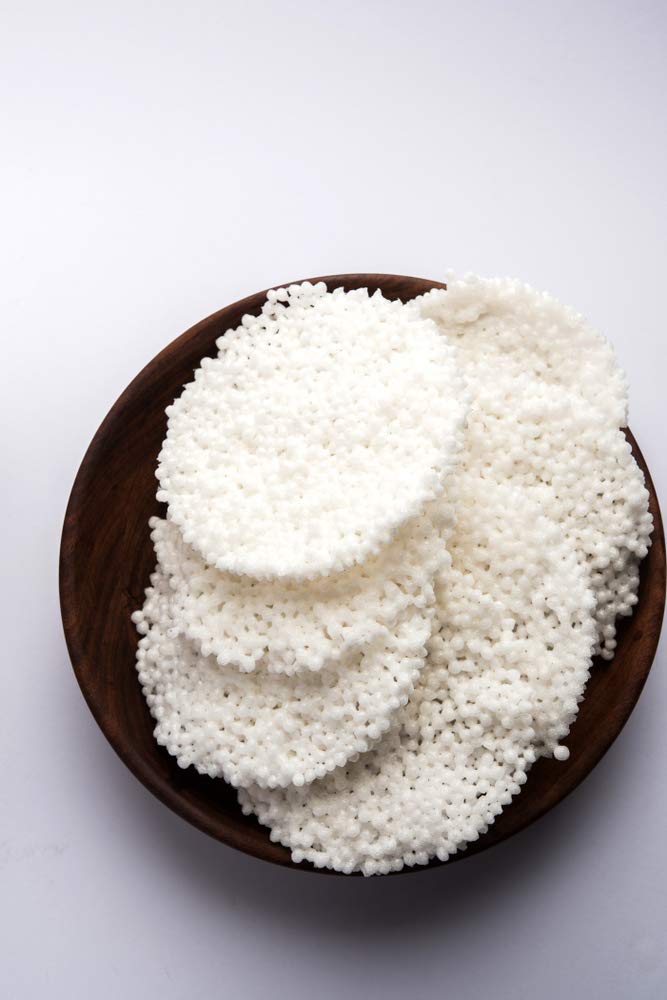 Organic Grocery Sabudana Papad Plain - 400g (Gluten-Free & Upwas-Friendly Tapioca Papads)| Special For Diwali Festival Celebration | Festival Gift Hamper | Deepawali Gift Pack For Family, Friends, Corporate Office Gifts Combo