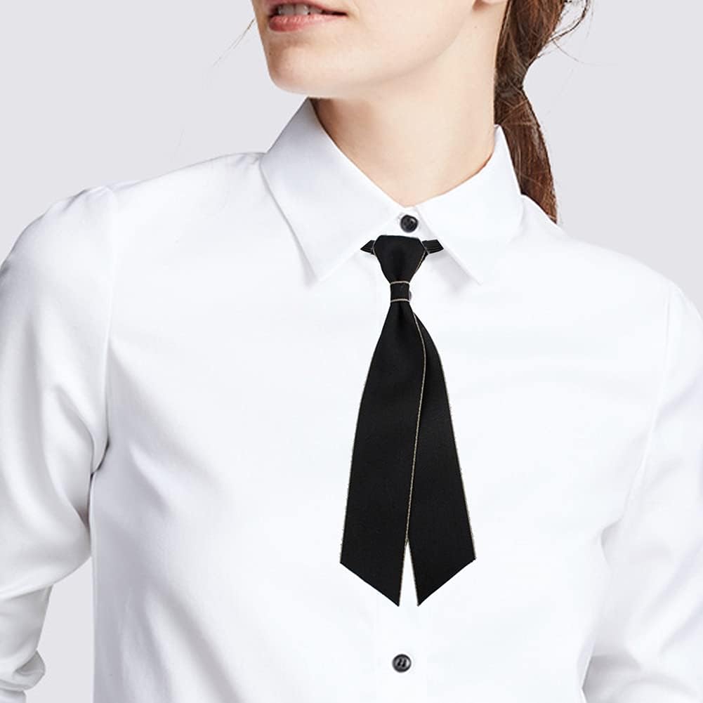 FASELE JKQBUX Wedding School bow tie for Women Party Bowknot Adjustable fresh literature ribbon Fabric Necktie Pre Tied