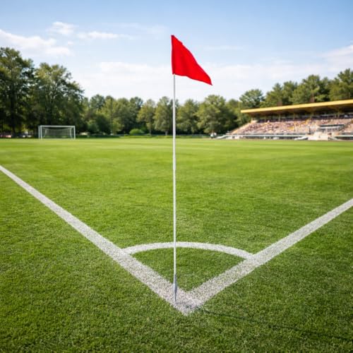 SAWHOX Soccer Corner Flags Set of 8, 67-Inch Portable Football Field Corner Flags for Soccer Rugby Field Hockey - Thumbnail 7