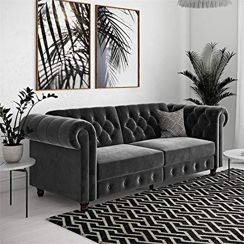 Dhp Furini Tufted Sleeper Sofa In Gray #TOP1