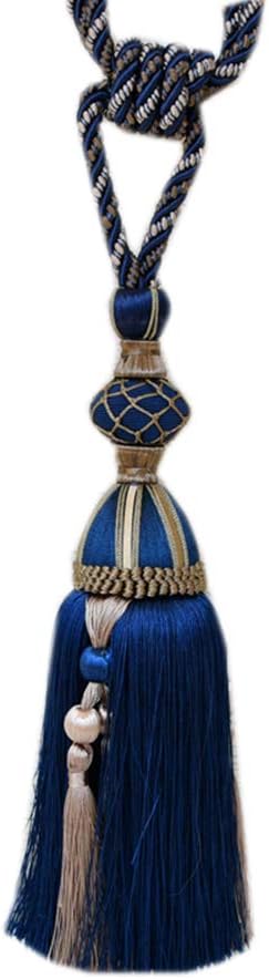 1 Pair Luxurious Tassel Curtain Buckle Living Room & Bedroom Decorative Curtain Rope Tiebacks Tassel Curtain Holdbacks Curtain Tassel Tiebacks (Gray)