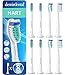 Demirdental 8 testine di ricambio rigide per Philips Sonicare ProResults anche per DiamondClean FlexCare EasyClean PowerUp HealthyWhite, HX7038, testine di alta qualità progettate a Berlino