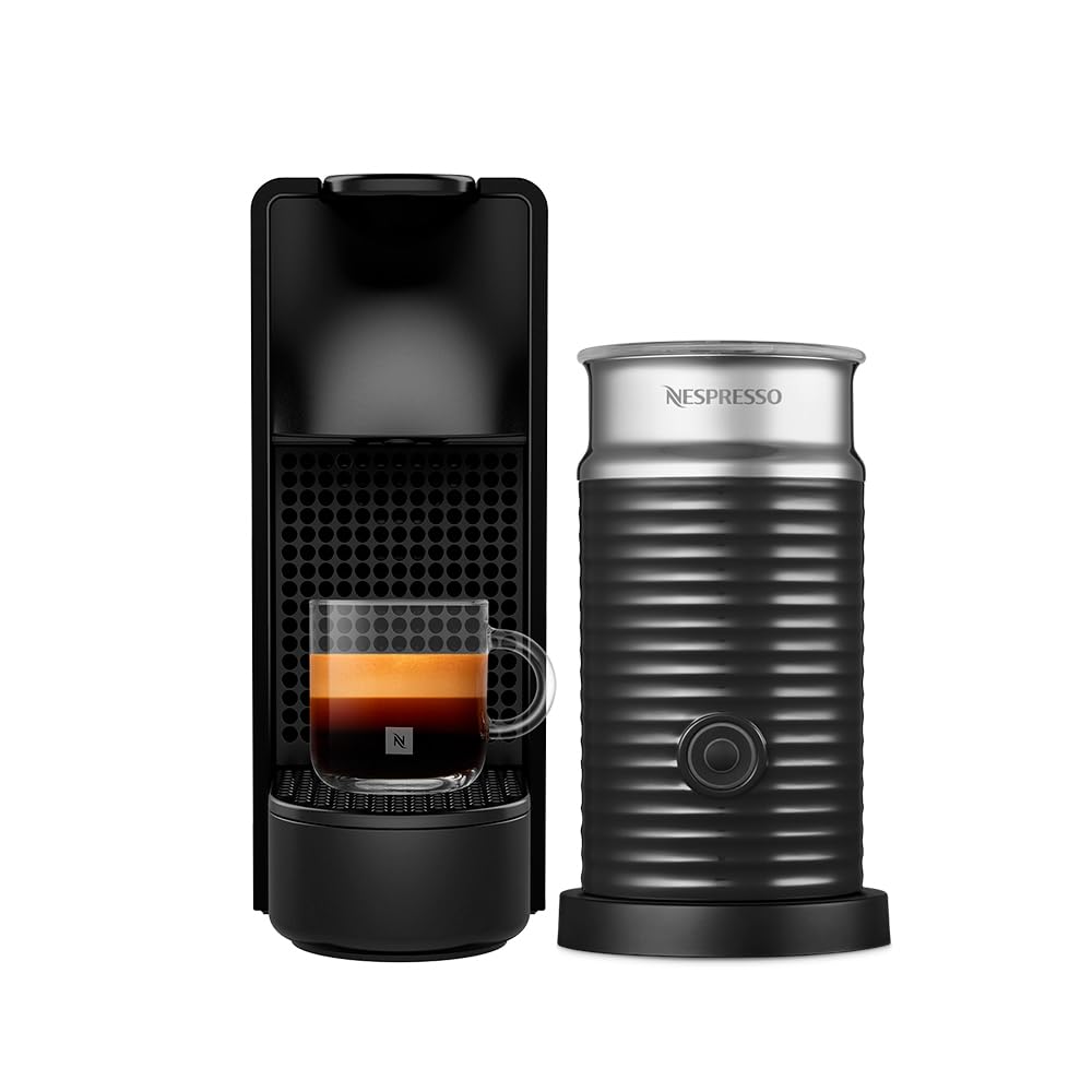 Combo Cafeteira Espresso Nespresso Essenza Mini Preta + Espumador