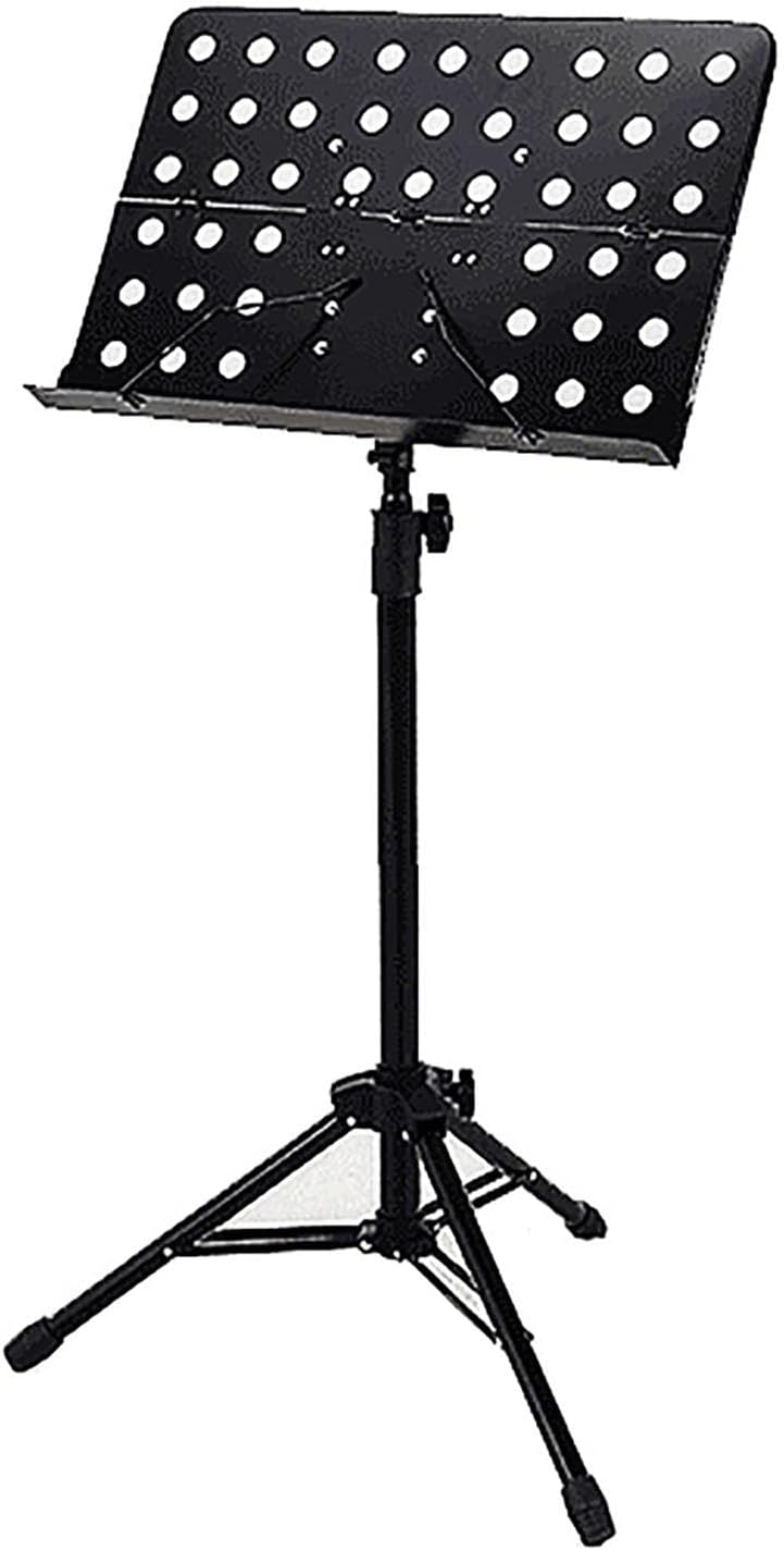 Music Stand, Adjustable Music Stand with Carrying Bag, Professional Music Book Holder Music Sheet Clip Holder. (Size : 19.6x13.3x70.8in/50x34x180cmB)