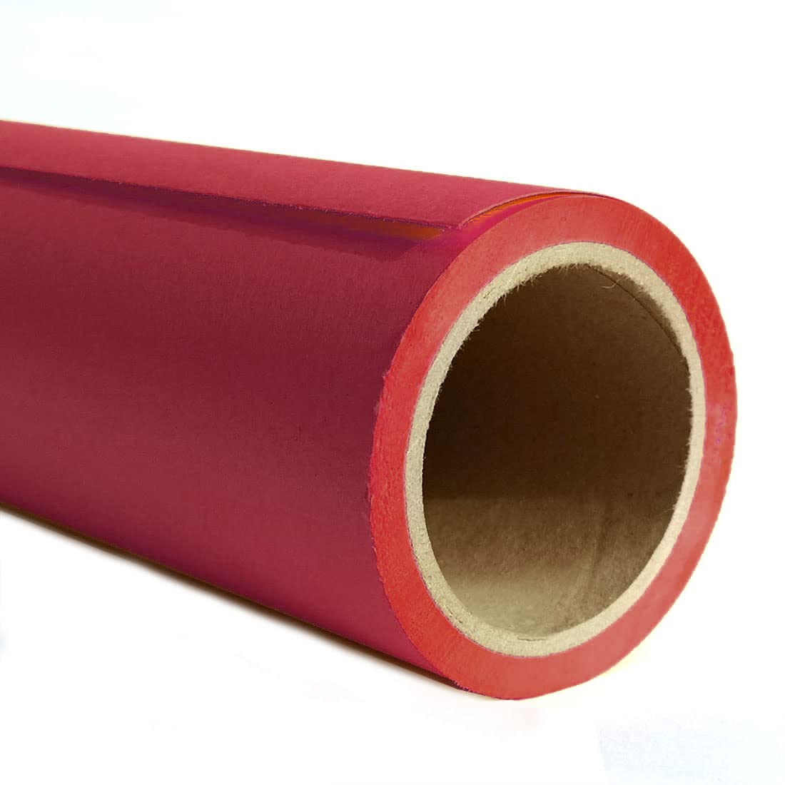 Phsureo Seamless Photo Photography Backdrop Paper,Red Photo Background Paper Roll (53”x16', 56 Scarlet)