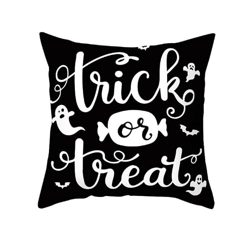 Chenlane Silk Pillow Covered Cushion Covers Dinette Booth Halloween, Farmhouse For Living Room Sofa Decorative 50x50 cm, 1Pcs