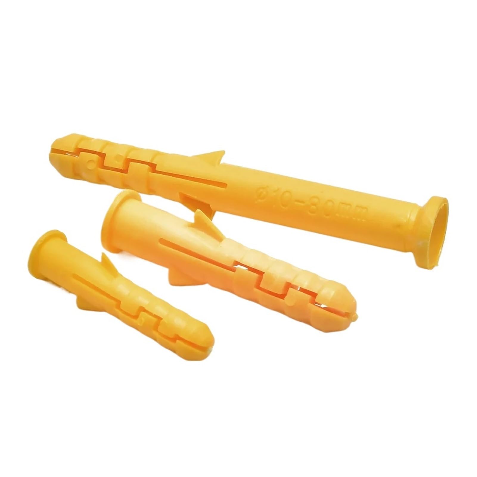 Tubo di espansione in plastica, tasselli, ancoraggio da parete in plastica M6 M8 M10 più pezzi per viti autofilettanti (100 mm (20 pezzi), M8)