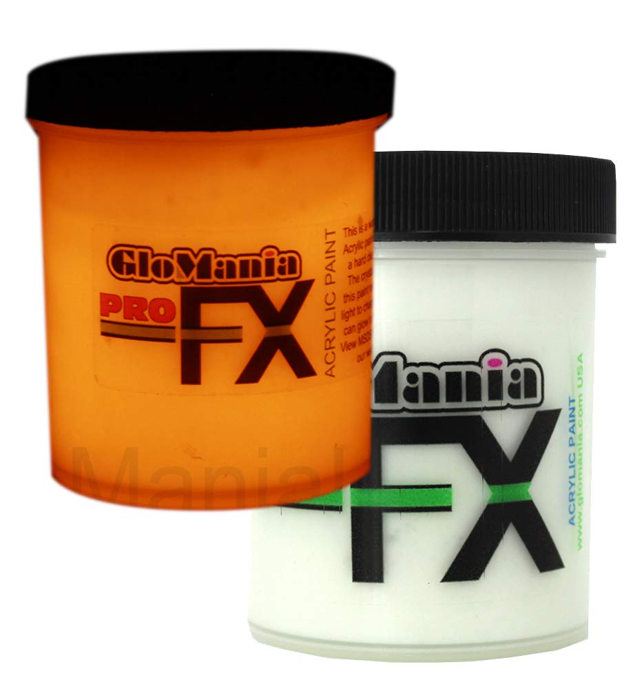 Amazon.com: Glow in The Dark Paint, Luminous Glowing ProFX Orange