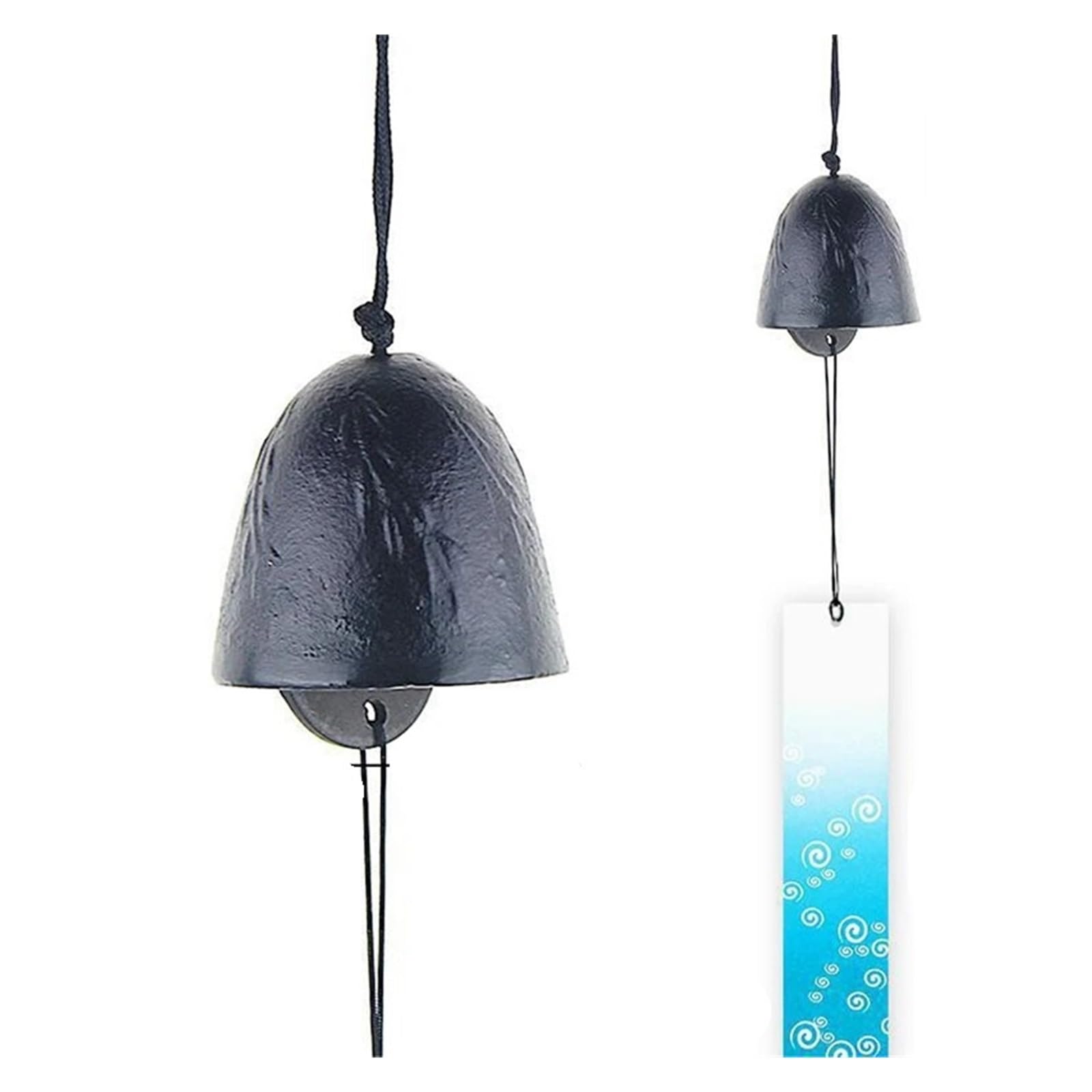 Rtbvghjik Color-21 Wind Chimes Cast Iron Feng Shui Bells Hanging Pendant Indoor Outdoor Temple Home Garden Decoration For Patio, Balcony & Yard Decoration