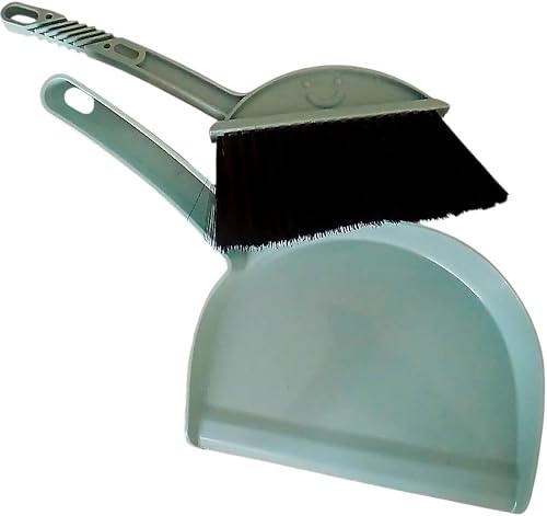 Dust Pan and Brush Set (Green)