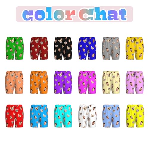 Custom Pajamas Pants Plaid Personalized Funny PJ Pant Design with Face Short Pajama2
