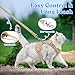 Supet Cat Harness and Leash for Walking Escape Proof, Adjustable Harness for Cats, Easy Control Small Cat Harness for Medium Large Kitten and Dogs