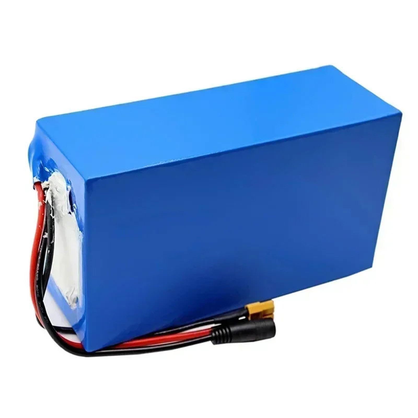 Batterie Trottinette Électrique 36V 20Ah pour Scooter Vélo Électrique Protection BMS 10S5P Batterie Lithium-ION Rechargeable pour 250W 500W 750W 1000W Et avec Chargeur 36V 20Ah,2line+DC