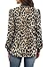 WIHOLL Long Sleeve Shirts for Women Business Casual Fall Outfits for Women 2025 Mock Neck Early Fall Fashion Must Haves Clothing Cute Blouses Clothes Trendy Boho Tops Leopard Print S