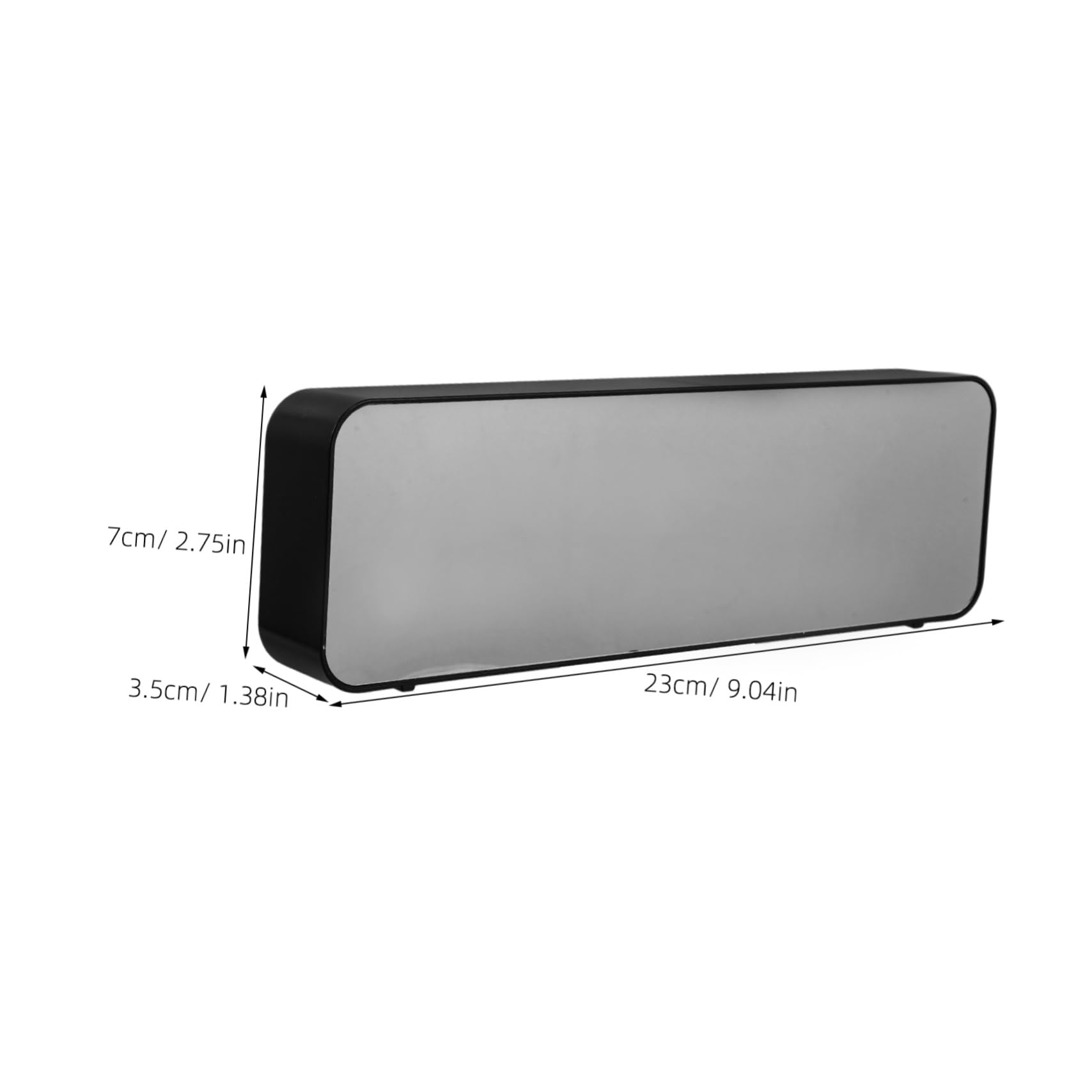 Cabilock Led Digital Wall Clock with Brightness Large Display for Temperature and Humidity Wall-Mounted Design for Home Office and Gym Use