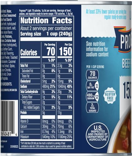 Miniatura 10 de Progresso Light, Sopa de Asado de Carne de Res, Sin Gluten, 18.5 oz.