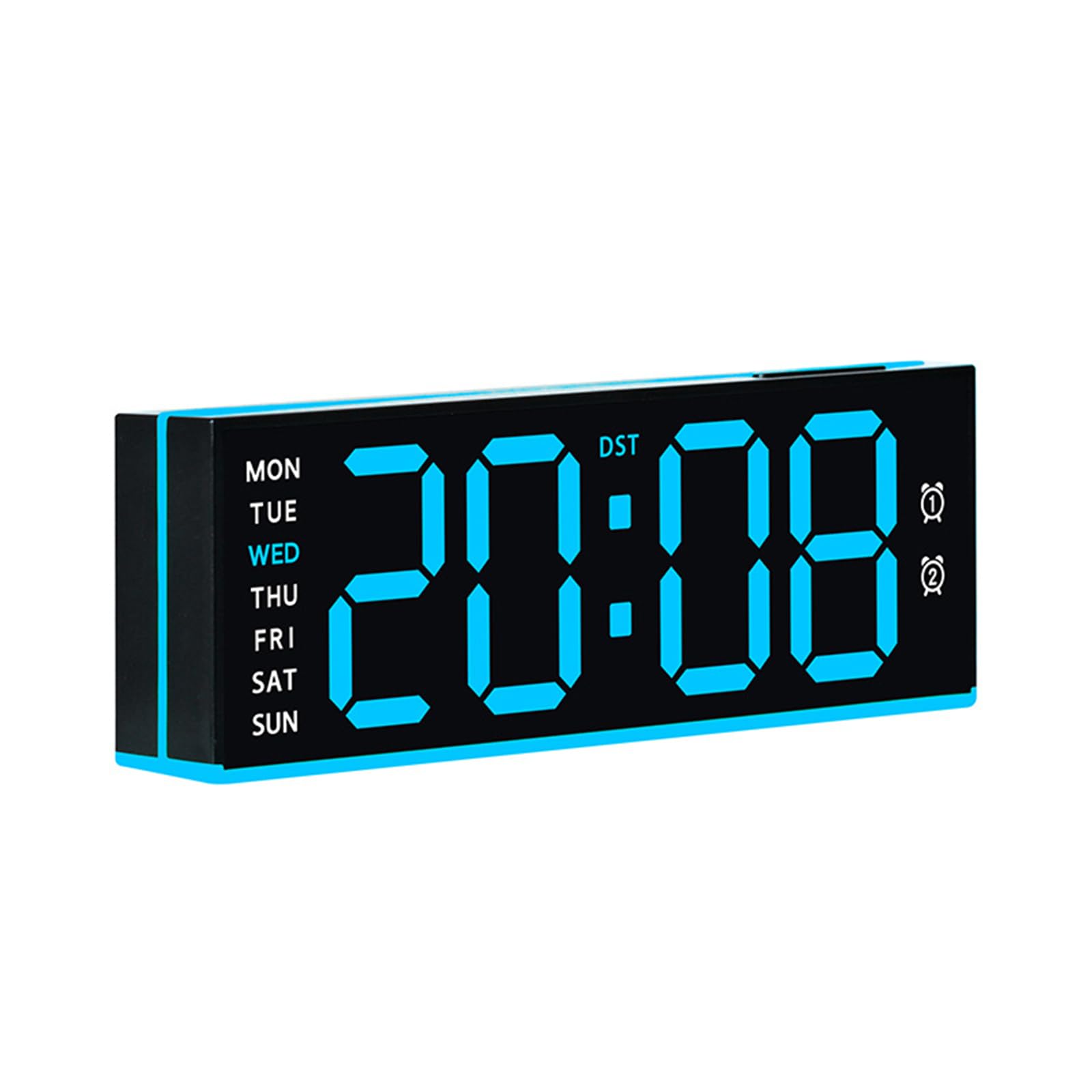 Limtula Alarm Clocks for Bedroom Digital Desk Clock for Bedside Nightstand Digital Alarm Clock with Day of Week Duals Alarms Clocks Bedside with Dimmer