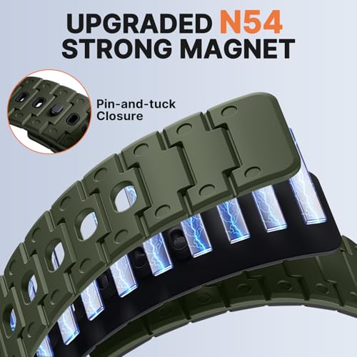 Image of Bandletic Sport Magnetic Band Compatible with Garmin Watch Quick Fit 22mm
