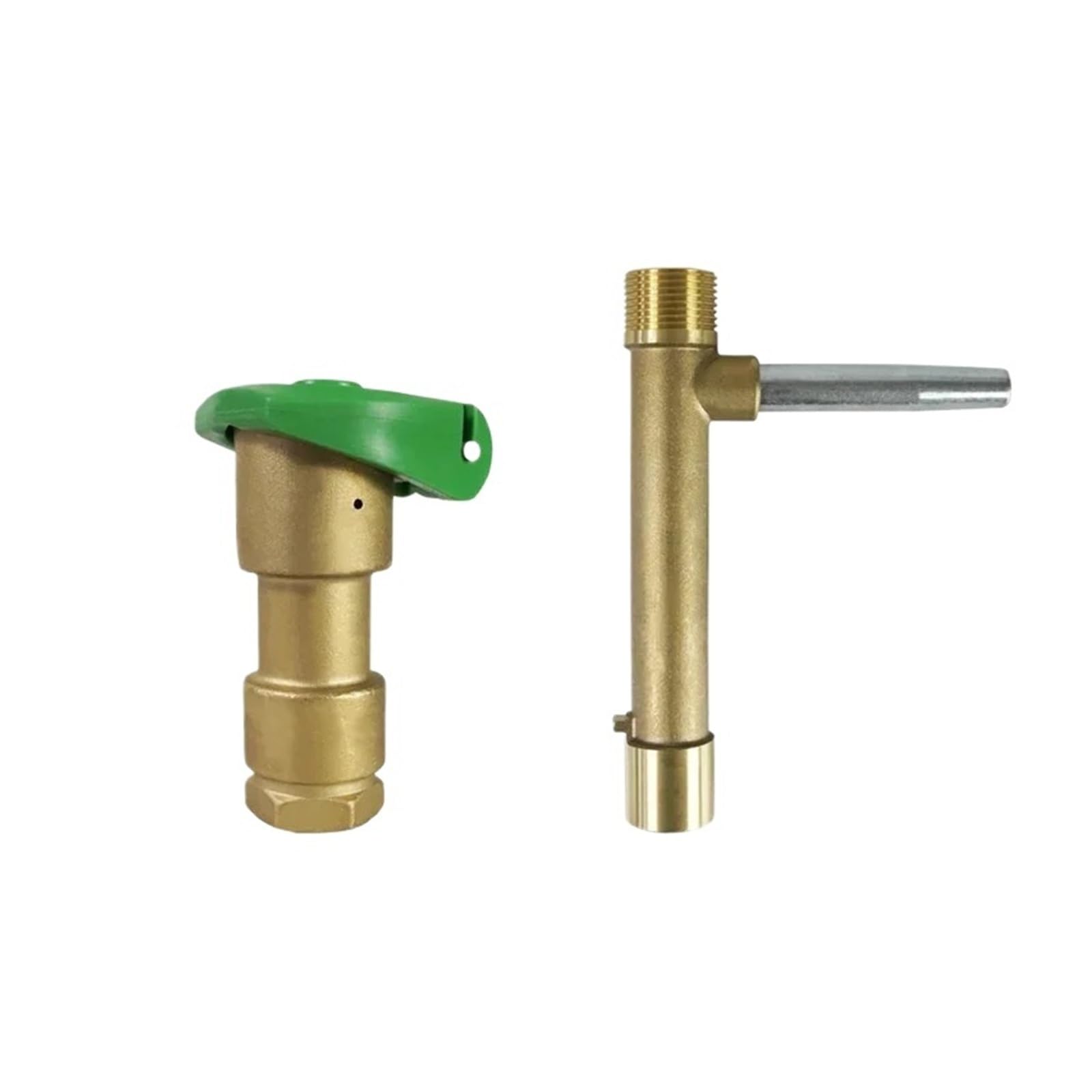 Válvula de entrada rápida de agua con rosca macho de 3/4 "y 1", acoplamiento rápido, riego de césped y jardín, lavado de coches, equipo de hidrante de plástico