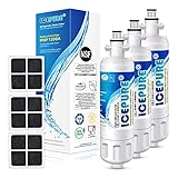 ICEPURE ADQ36006101 Replacement for LG LT700P, Kenmore Elite 9690, ADQ36006102, RFC 1200A, 46-9690 469690, ADQ36006101-S, LFXS30766S, WSL-3, FML-3, Refrigerator Water and LT120F Fresh Air Filte,3Combo