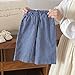 Ashmyova Casual Pants for Boys Girls Classic Linen Cotton Stripe Elastics Waist Spring Autumn Trousers Kids Long Pants 2Pcs White/Blue Size 12-24 Months