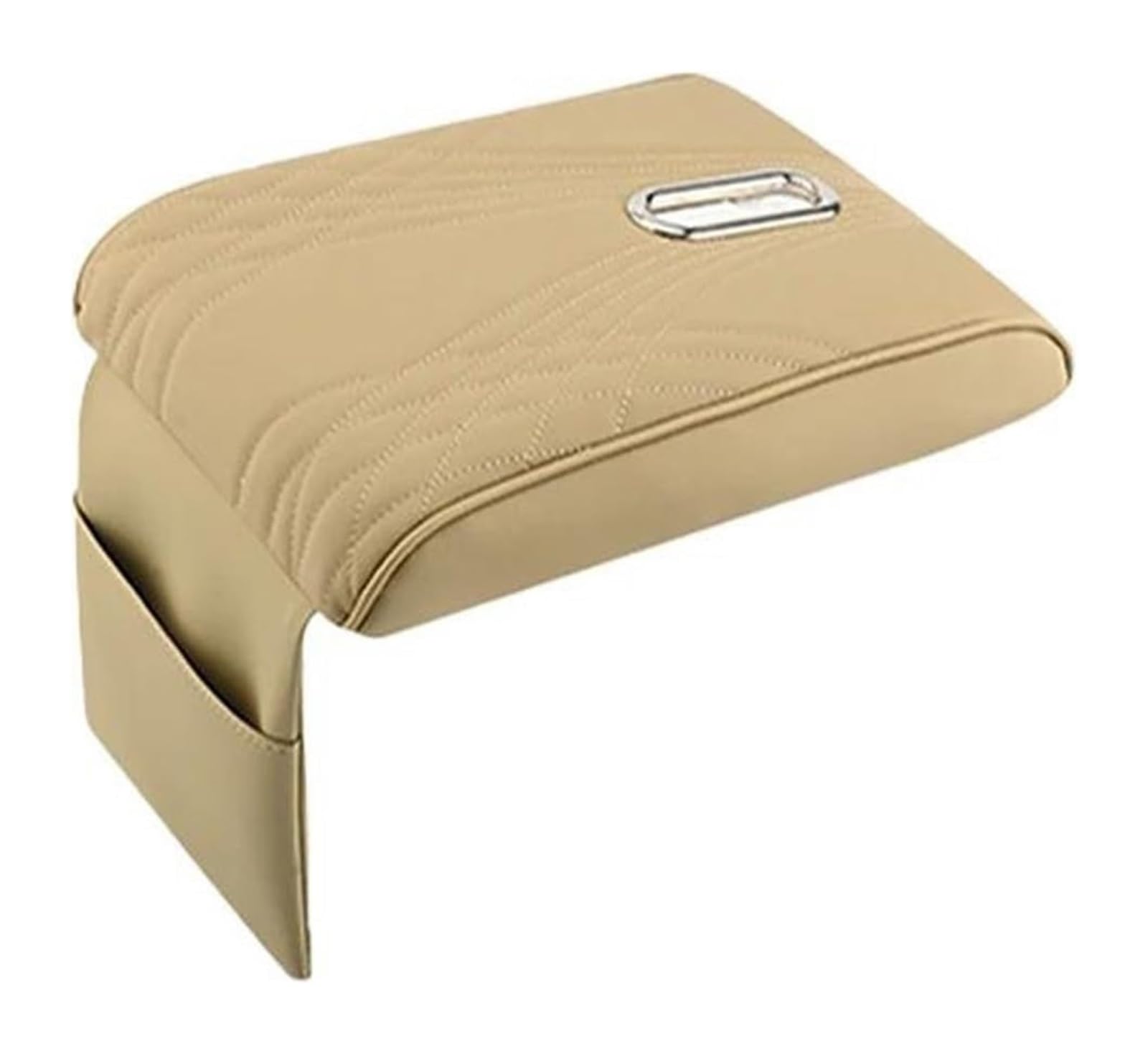 Hckclmbmzw Beige-1Pc For Volvo Xc90 Xc60 T6 S60 C70 Xc40 V40 Xc70 V70 V60 C30 Car Centre Console Armrest Cushion Tissue Box Paper Towel Storage Car Armrest Center Console(Beige-1Pc)