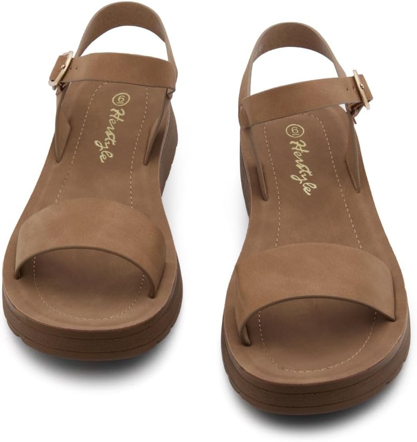 Herstyle Women’s Flat Sandals – One Band Ankle Strap Dressy Casual Sandals with Cushioned Footbed | Comfortable Open Toe Walking Shoes for Summer & Daily Wear - Image 6