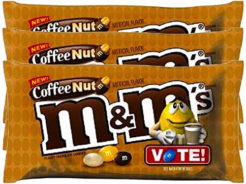 M&M's Coffee Nut Chocolate Candy, 10.20 Oz Bag - Pack Of 3