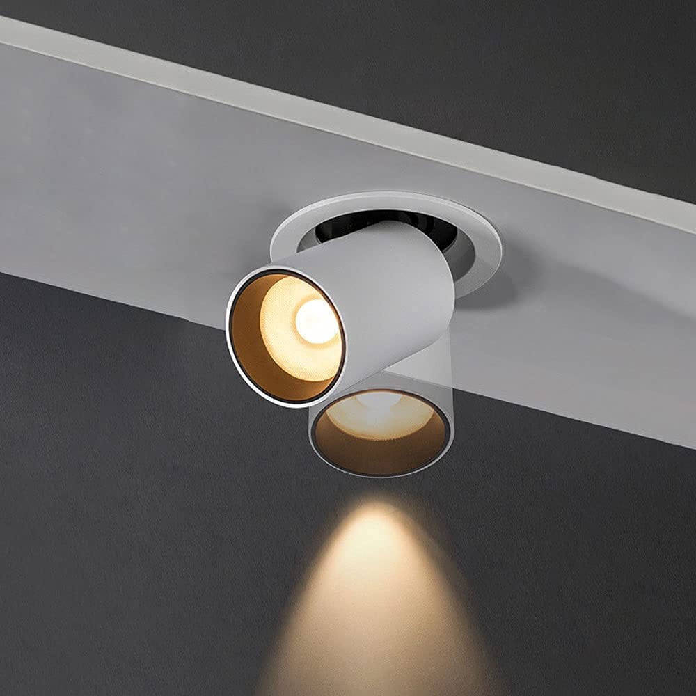 Lampe rotative LED pour salon spot de plafond moderne et chaleureux