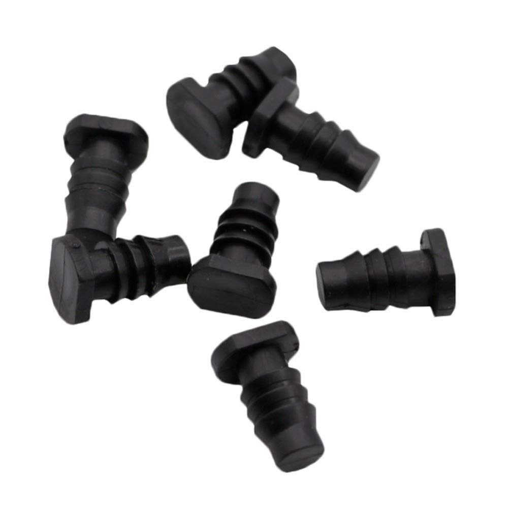 Adaptador de conector de manguera 800 PCS 8mm Manguera de la manguera Tapas de extremo de púas con conector de manguera de jardín Micro Irrigation Tube Fittings Uso de goteo (Diameter : 8mm)
