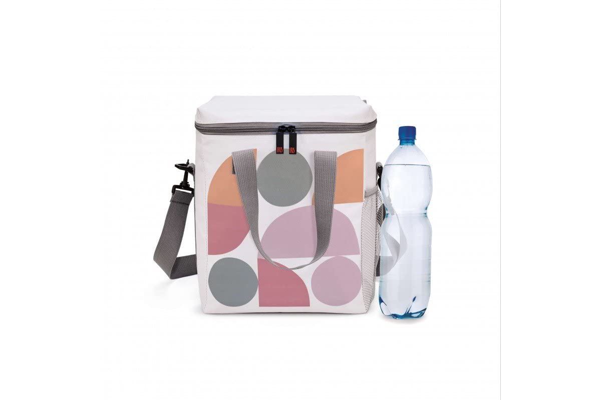 IRIS BARCELONA - Bolsa Nevera California, Nevera Playa, Camping, Bolsa Térmica para Llevar Comida y Bebida, Nevera Portátil y Bolsa Porta Alimentos 16 L Multicolor