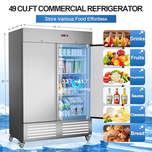 True commercial refrigerator reach-in