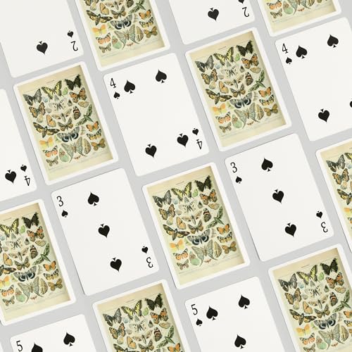 Lantern Press Butterflies, 52 Cartas Póker Vintage miniatura 4