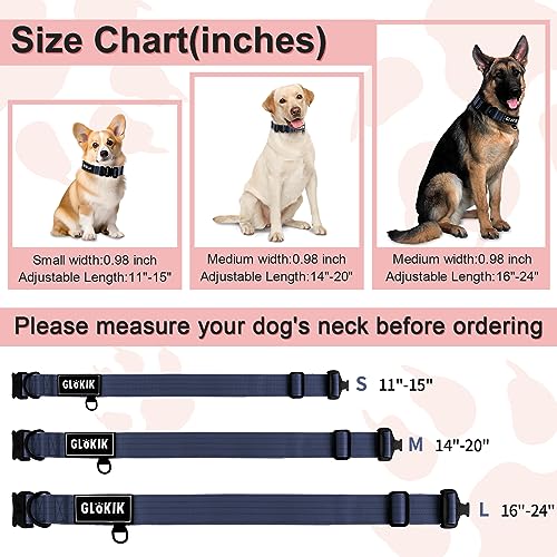 Collar para perro nylon ajustable con hebilla metálica S miniatura 5