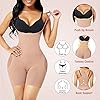Lover-Beauty Back Fat Shapewear for Women Tummy Control Full Body Shaper Seamless Faja Compression Garment, Beige, M/L