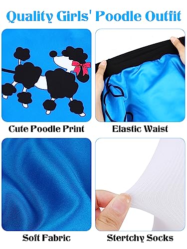 Aothso KB4446 Girls 1950S Poodle Skirt Costume Accessory Set thumb #3