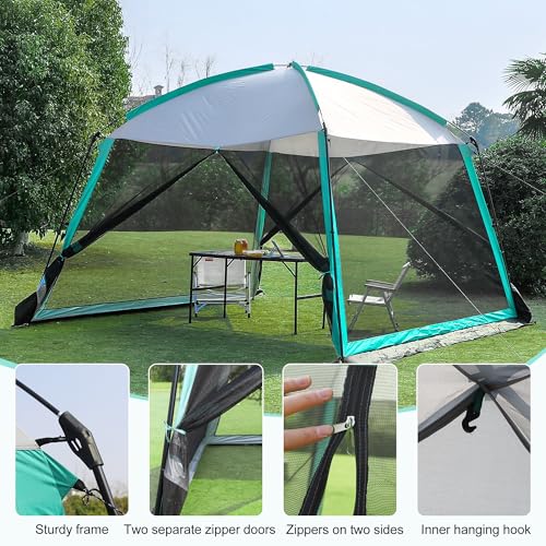GREGIN 11x11 FT Mesh Net Tent